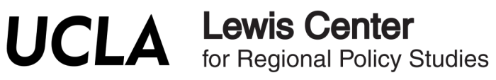 UCLA Lewis Center for Regional Policy Studies Logo