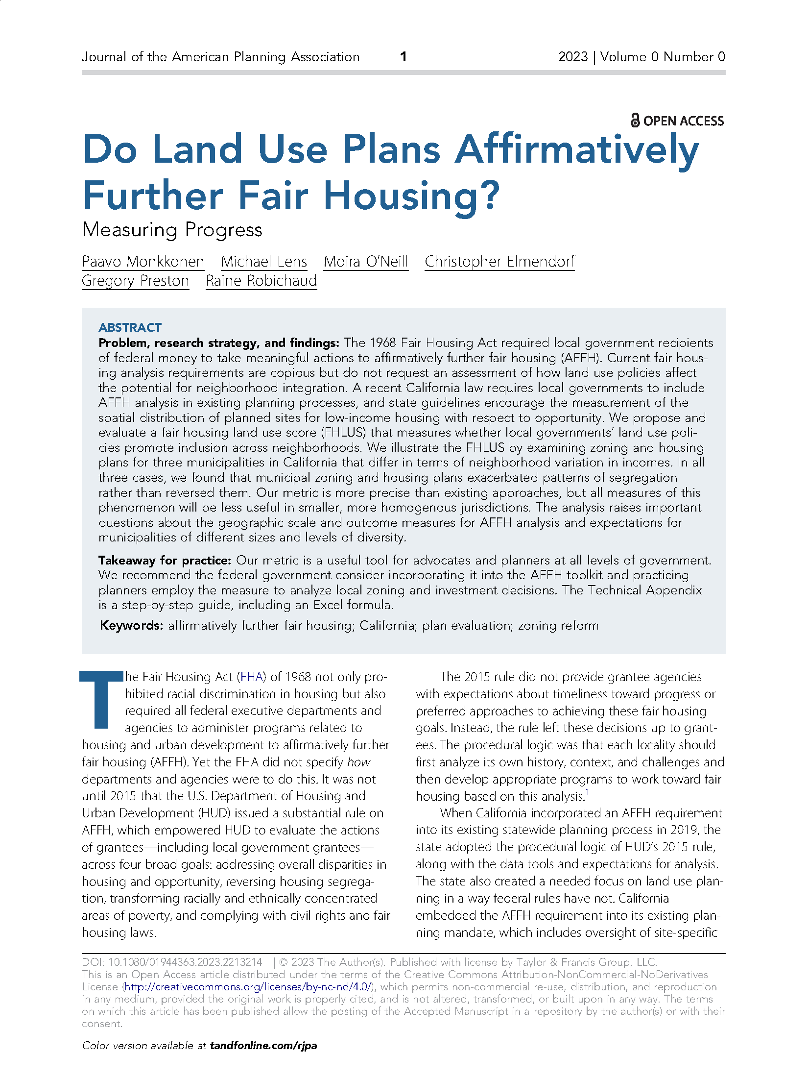 洋書 Housing Policy: An Introduction Do Land Use Plans Affirmatively Further Fair Housing?